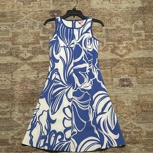Lilly Pulitzer Women’s Blue Floral Dress Size M